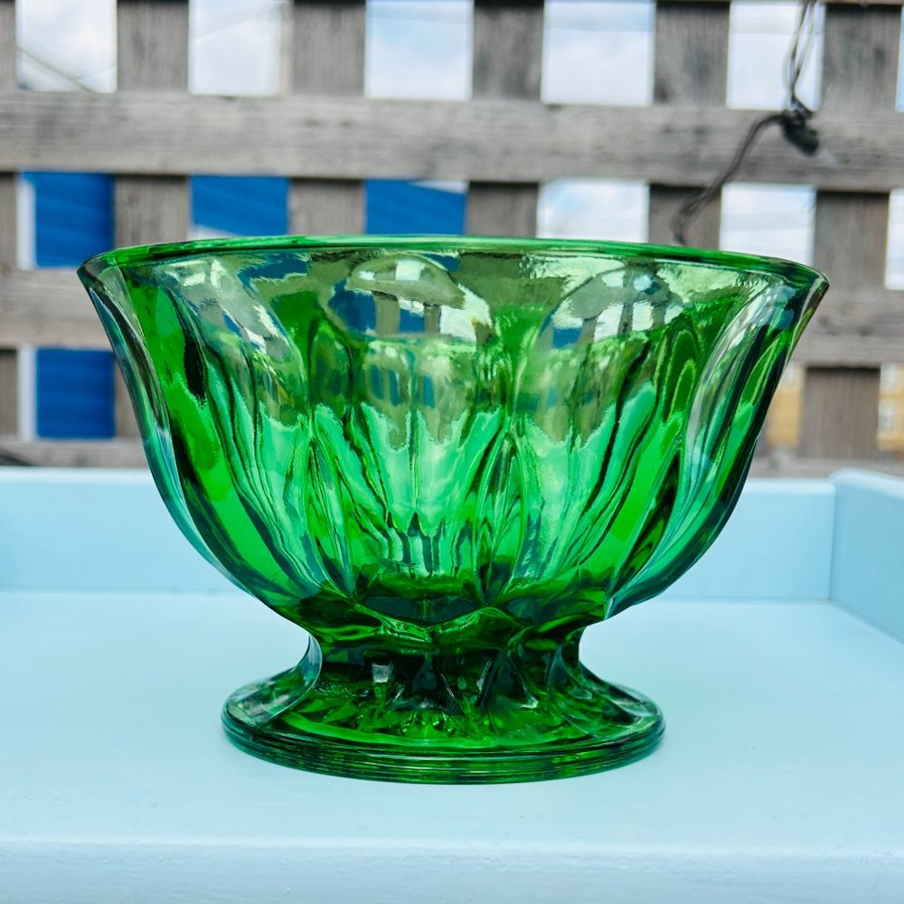 Vintage Anchor Hocking Green Glassware Bundle! - Picture 2 of 15
